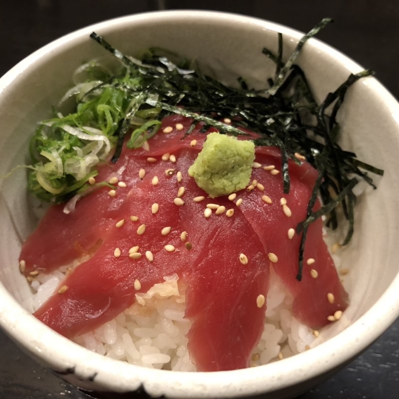 㐂多屋のまぐろ丼(らー麺 潮騒)
