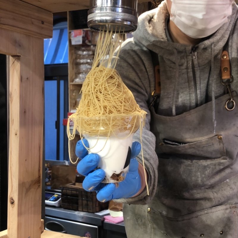 モンブランソフト(芋栗パーラーブリキトタン)