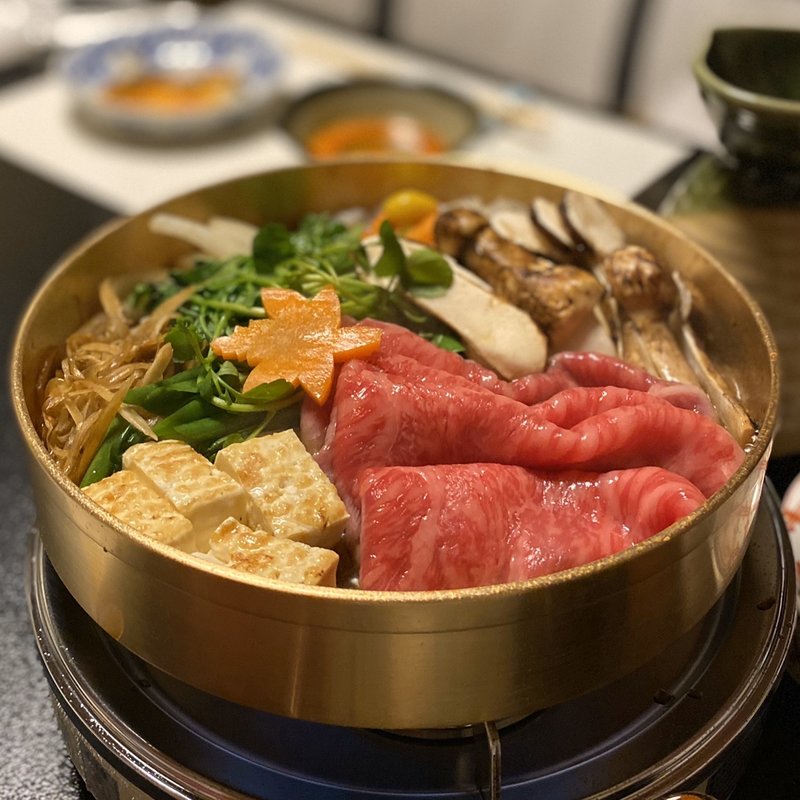 秋のすき焼き(丸小)