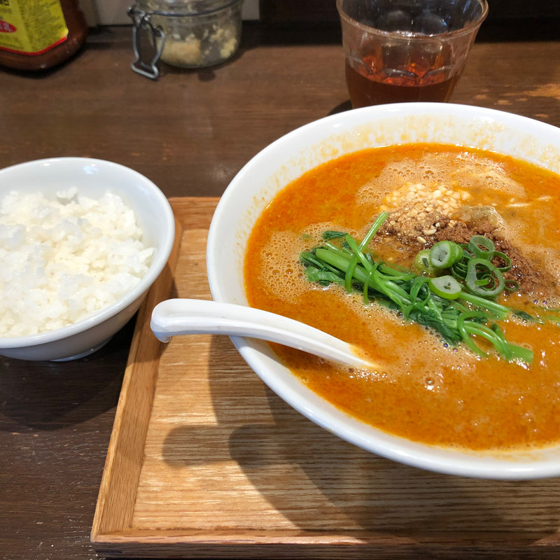 汁あり担々麺(六坊担担面)