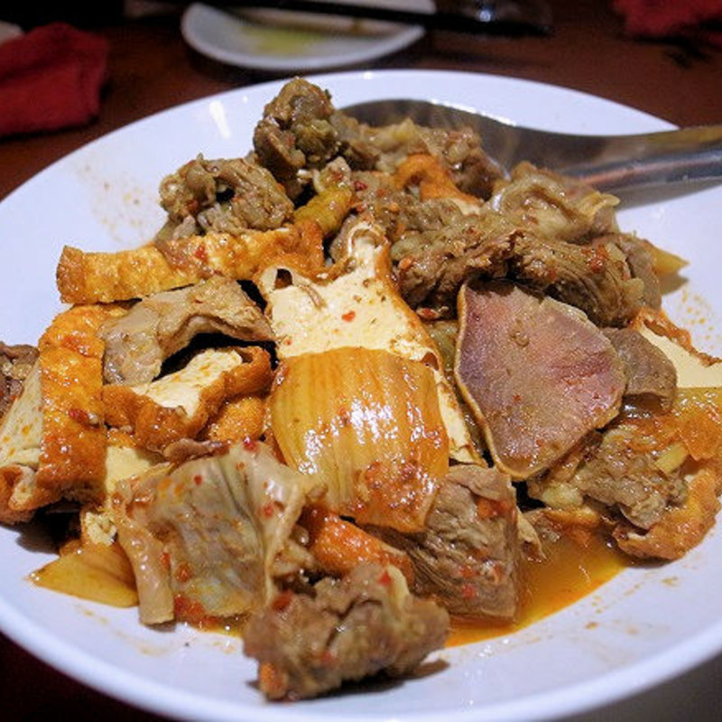 韓国風 もつ煮込み(蜃気楼)