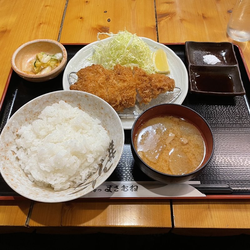 ロースカツ定食(とんかつ まさむね)