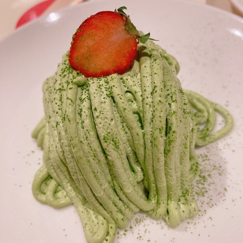 抹茶のモンブラン(ビタースイーツ・ビュッフェ ルミネエスト新宿店)
