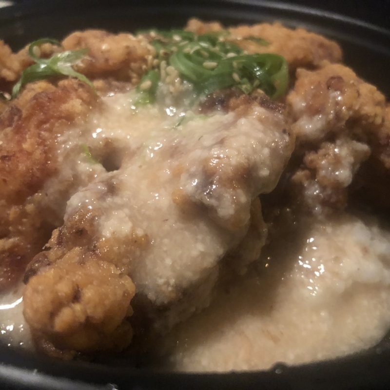 旨味からあげ自然薯とろろ丼(黒十スタンド)