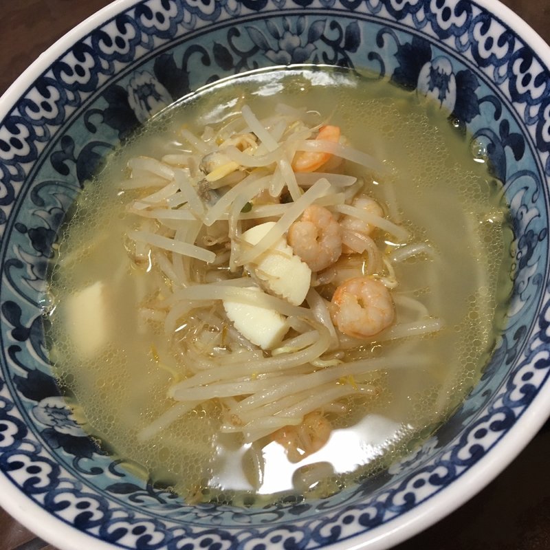 海鮮ラーメン(創作料理　我家)