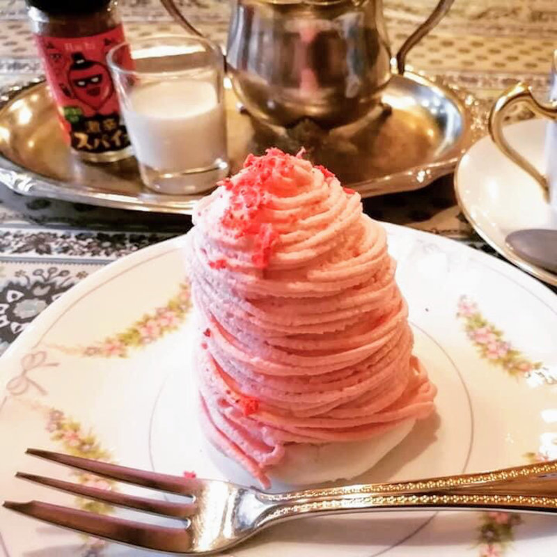 ピンクモンブラン(ゆりあぺむぺる )