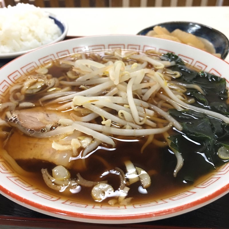 中華そば定食(浅田屋)