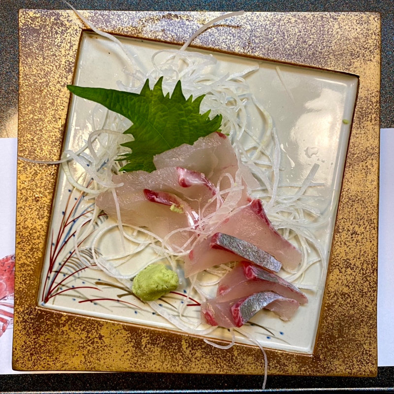 刺身 鯛と平政(田舎茶屋)