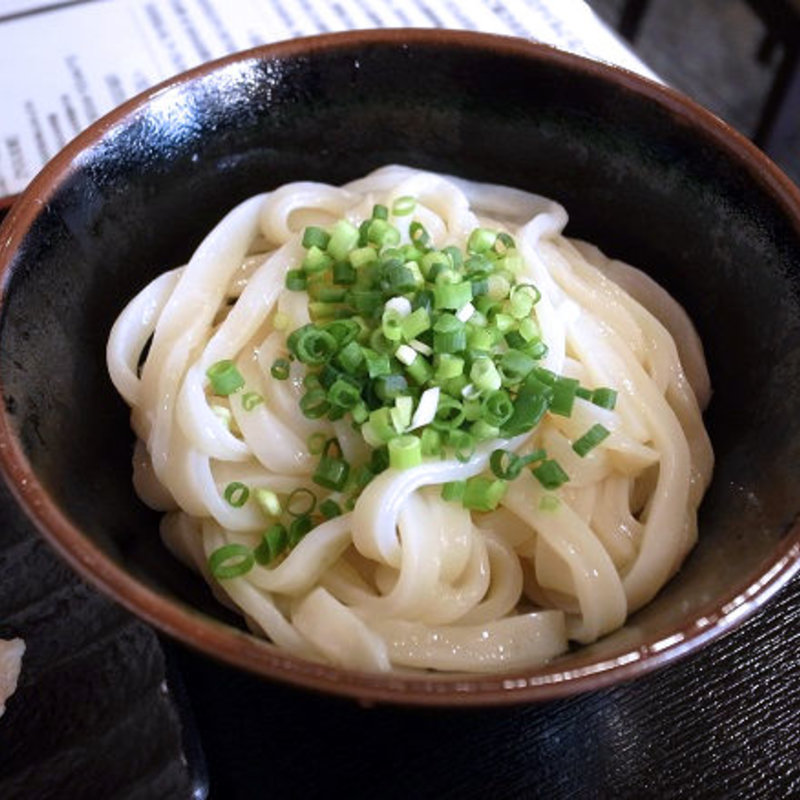 しょうゆうどん(手打ちうどん つくつくぼうし)