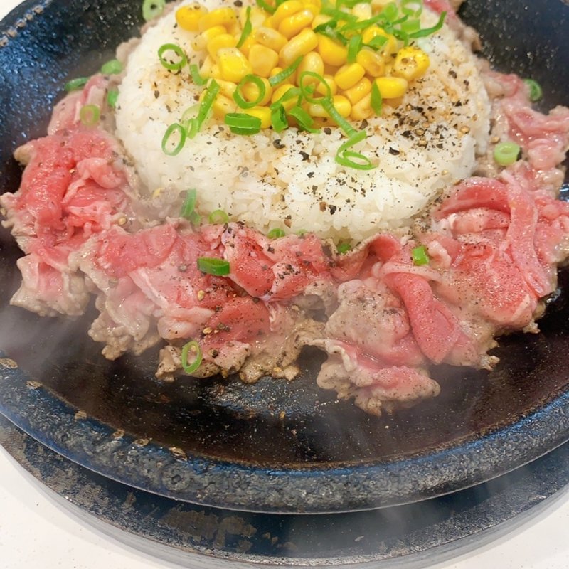 ビーフペッパーライス(ペッパーランチ 新松戸店)