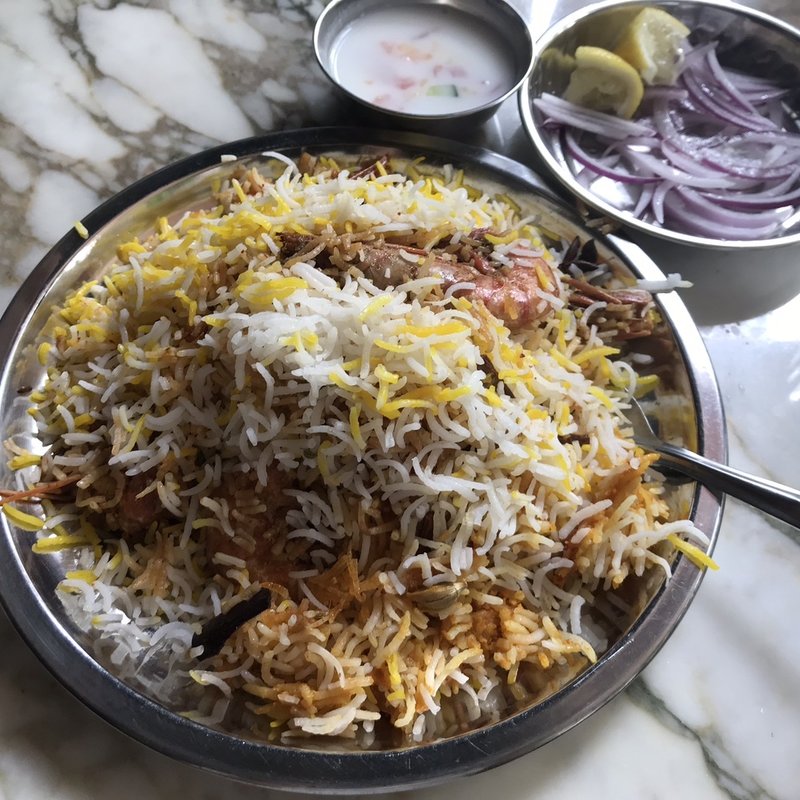 有頭エビのビリヤニ(サンバレーホテル （SUNVALLEY HOTEL）)