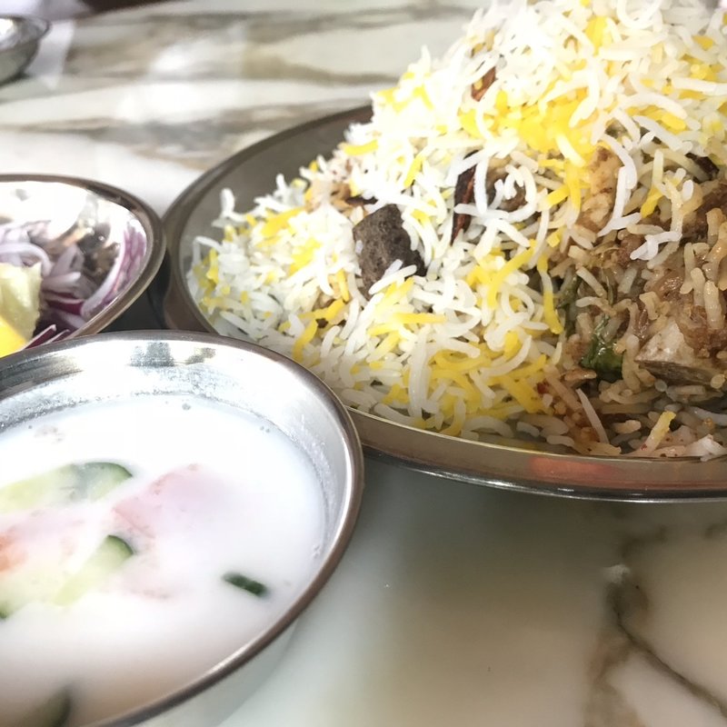 Hyderabadi mutton biryani (サンバレーホテル （SUNVALLEY HOTEL）)