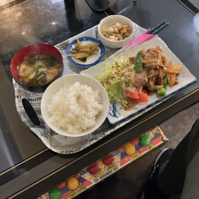 スタミナ定食(定食喫茶 杉)