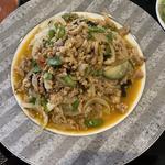 ガパオ麺(5 STAR MYANMAR レストラン)