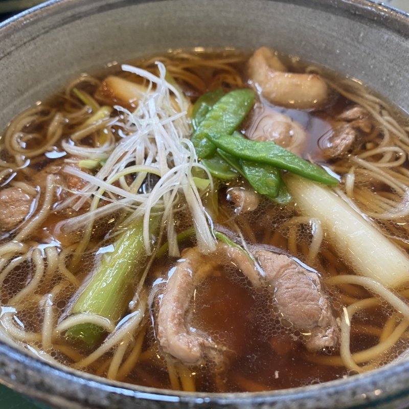 鴨南蛮そば(福乃家 （ふくのや）)