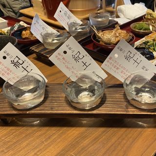日本酒3種類飲み比べセット(ぬる燗佐藤 大坂)