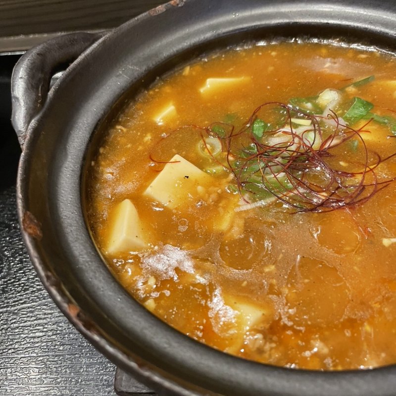 麻婆豆腐(土鍋麻婆 浜やん)