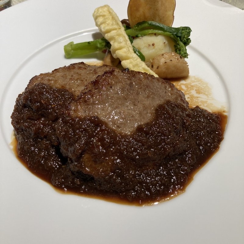 ダブルハンバーグランチ(KOBE BEEF RESTAURANT RED ONE (神戸牛ステーキレストラン レッドワン）)