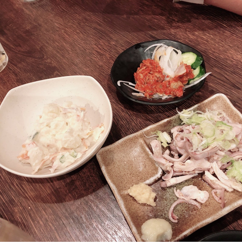 ガツ刺し(もつ焼きばん 中目黒本店)