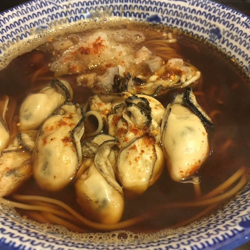 牡蠣そば(麺 昌まさ)