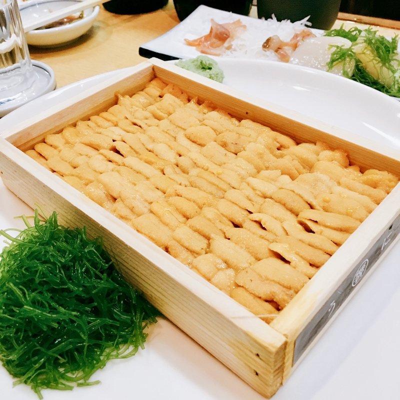 箱雲丹(魚三酒場 常盤店 （うおさんさかば）)