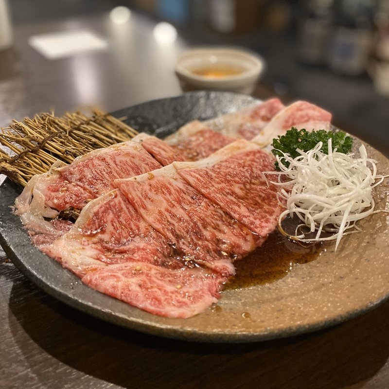 サーロインの焼きすき(はがね)