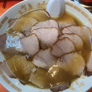 チャーシュー麺、ニンニクトッピング(一龍)