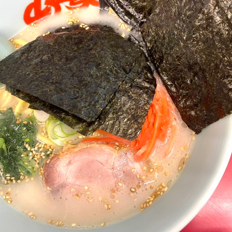 塩ラーメン＋紅生姜＋海苔(ラーメン山岡家 南2条店)