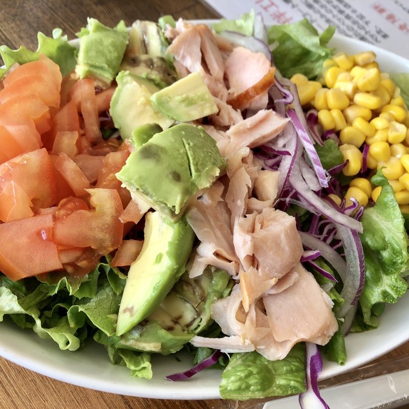 ハワイアンコブサラダ(KUA`AINA 横浜赤レンガ店)