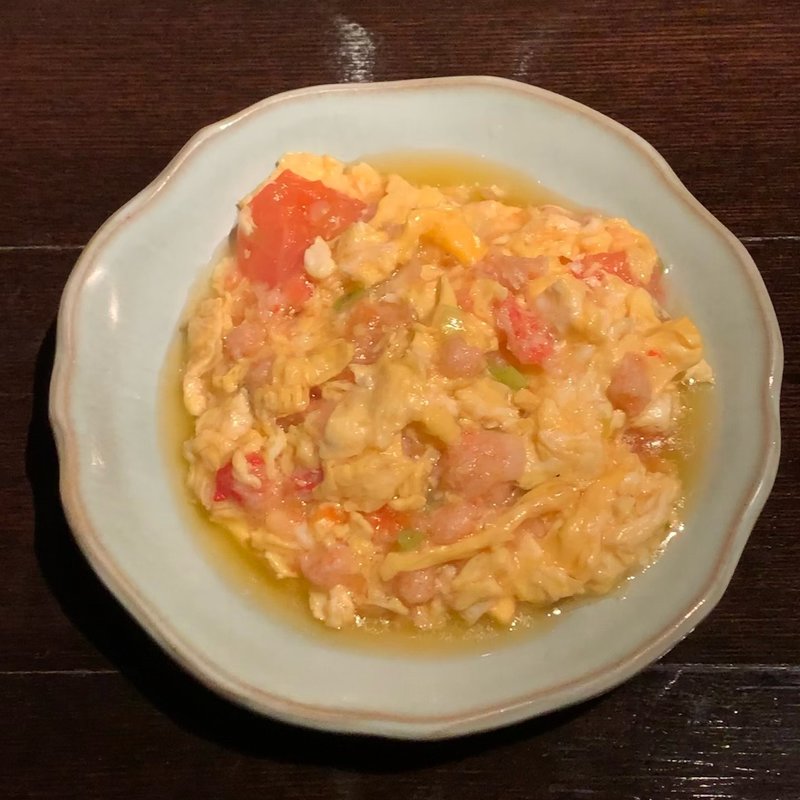 カニ玉(虎萬元 南青山店)