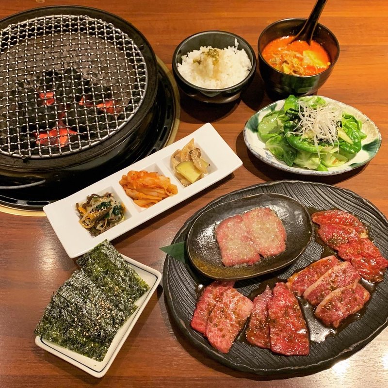 ランチコース(焼肉 十々 西麻布店)