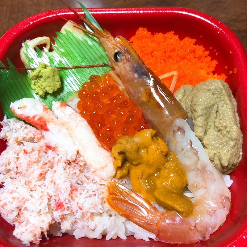 オホーツク丼(丼丸 上飯田店)