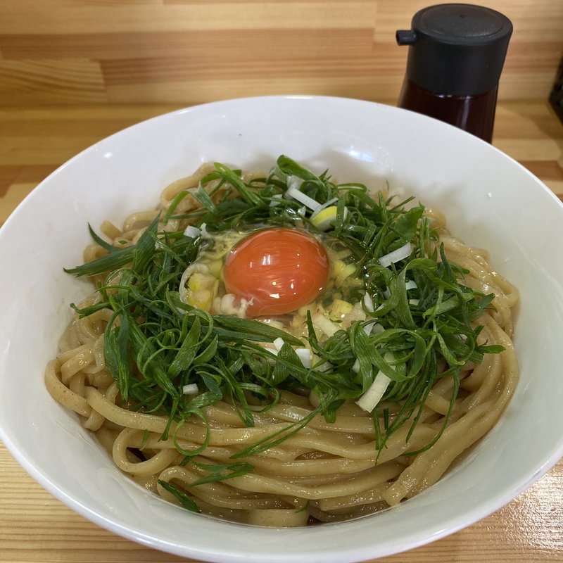 釜玉桐麺＋とろろ(桐麺 )