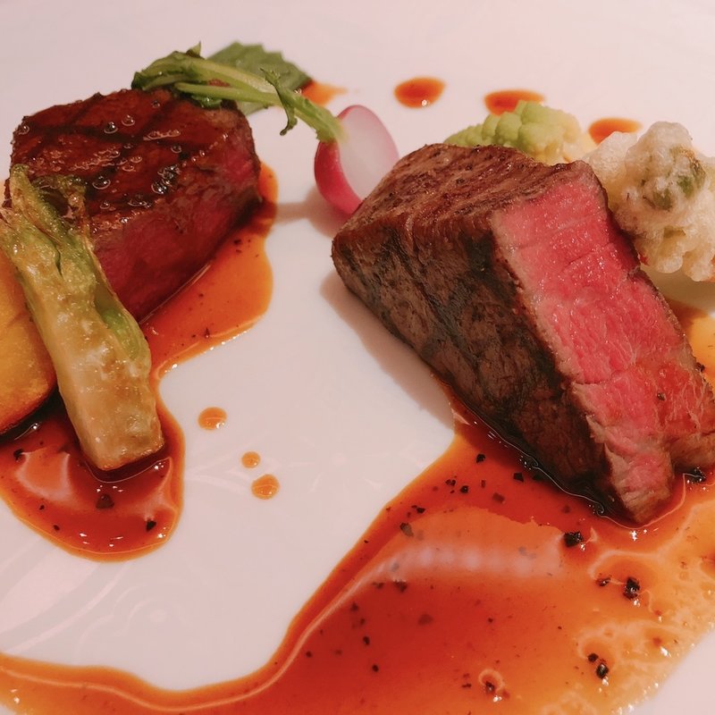 伊万里牛のフィレステーキコース(ラ・カスカドゥ)