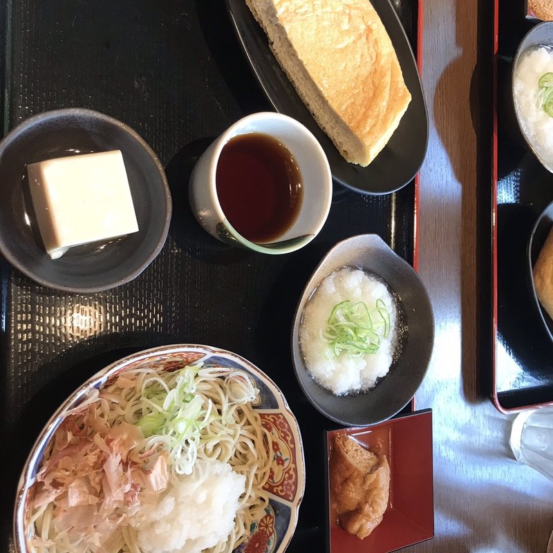 越前おろしそば定食(竹田の油あげ谷口屋)