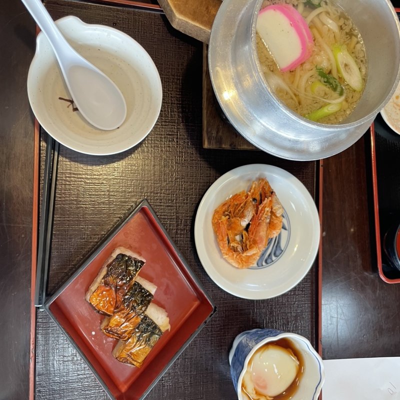 鯖寿司セット(橋立海産センター瑞松苑)