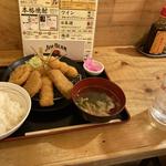 串カツ定食(串カツ田中 KITTE博多店)