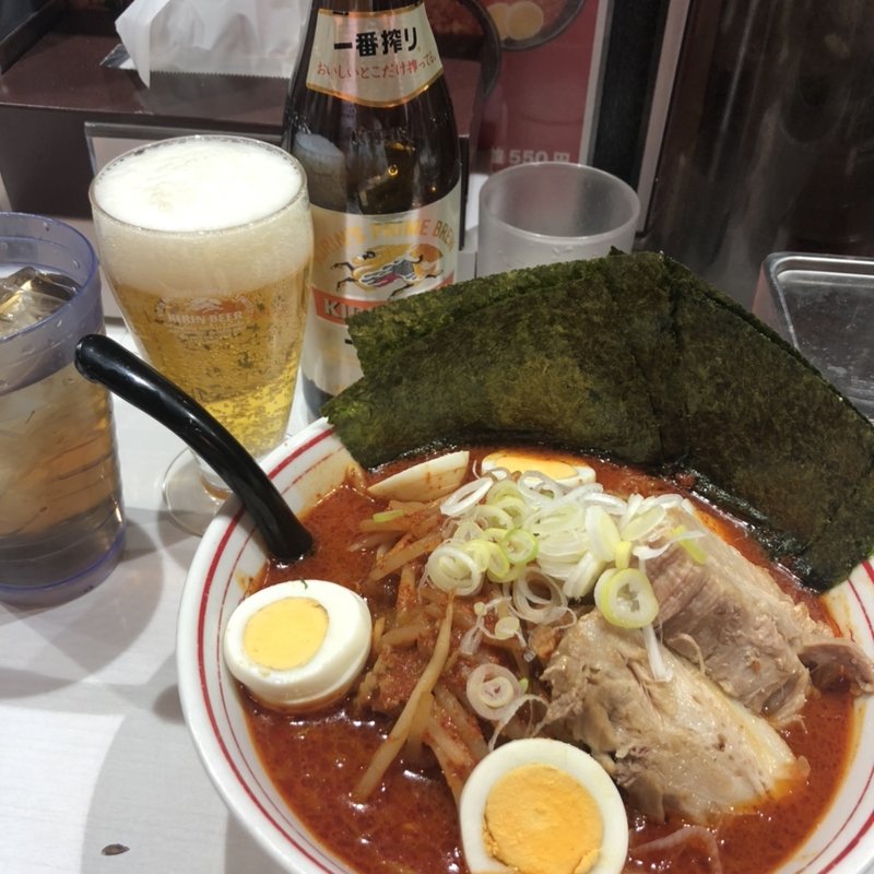 味噌卵麺(蒙古タンメン中本 吉祥寺店 （もうこたんめんなかもと）)