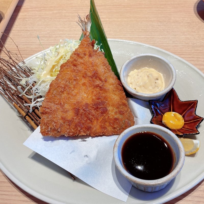アジフライ(館山なぎさ食堂)