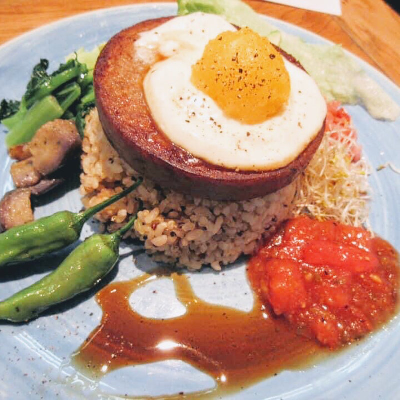 ヴィーガンロコモコ(Mr.FARMER 新宿ミロード店)