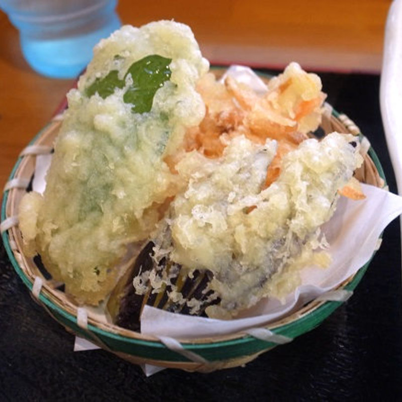 野菜天(そば処 柿屋)