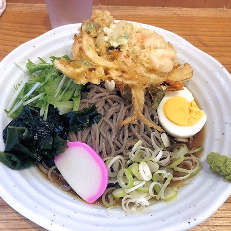 海鮮かき揚げそば(立喰いそば 源)