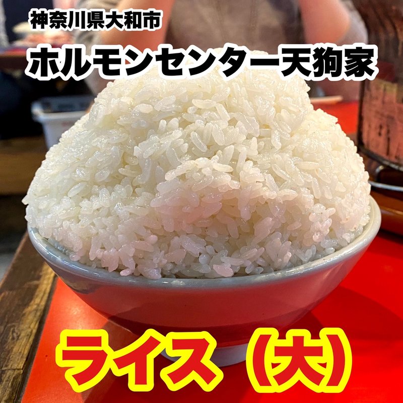 ライス（大）(ホルモンセンター天狗家 アスロード店 )