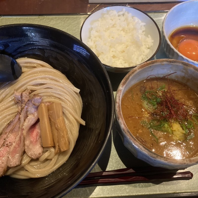 和牛味噌つけ麺「満天2021」+つけたま+ご飯小(繁田 （シゲタ）)