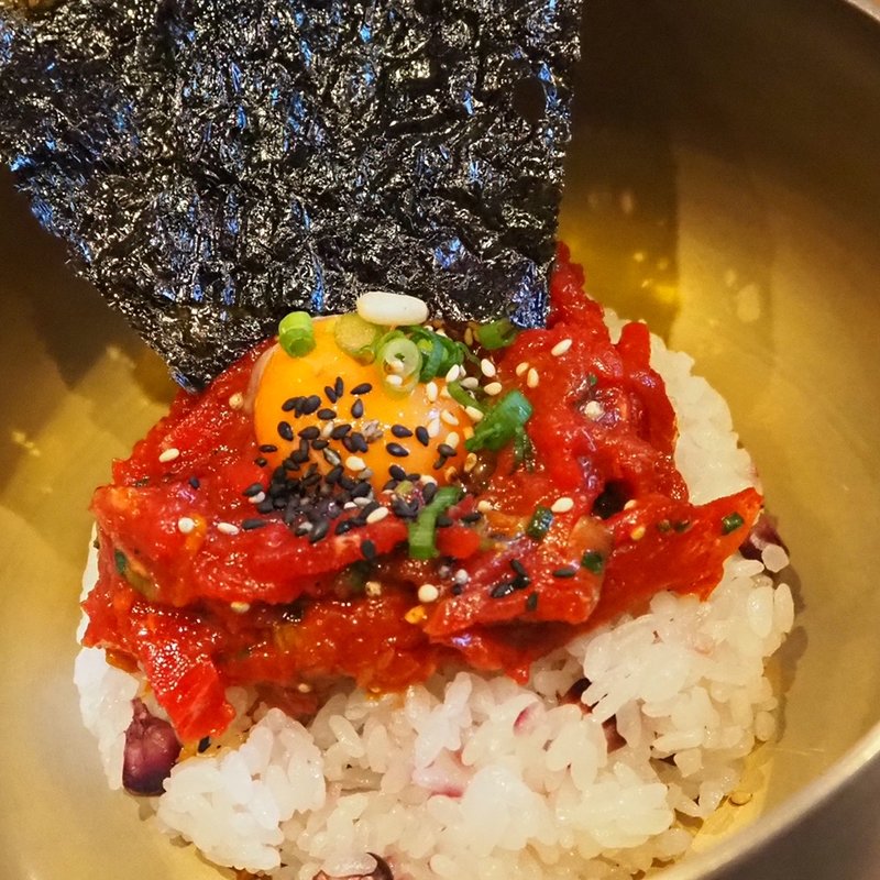 炙りユッケビビンパ(New Korean HASUO)