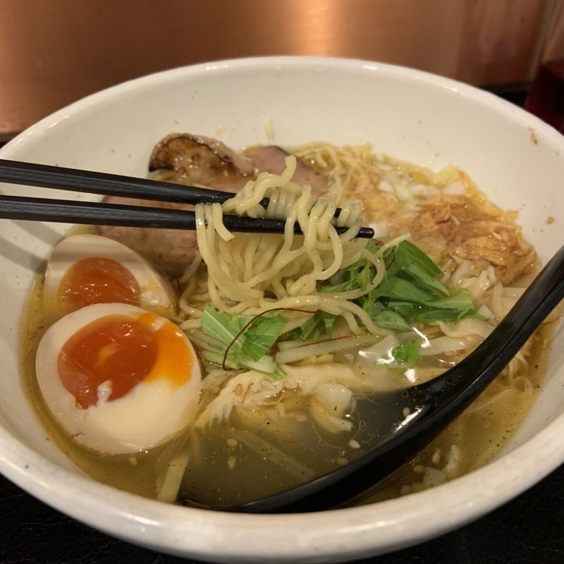 味玉らぁめん(塩) (麺屋宗 高田馬場本店)