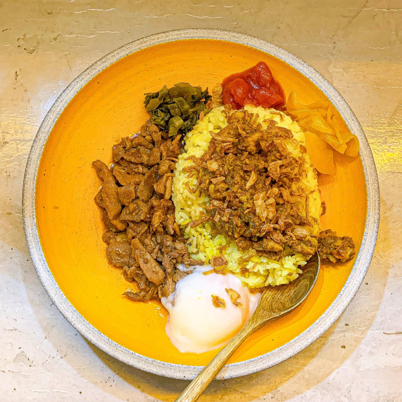 ケニックカレー× 魯肉飯合いがけ(ケニックカレー)