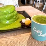 西尾抹茶パンケーキ(cafe LUKE)