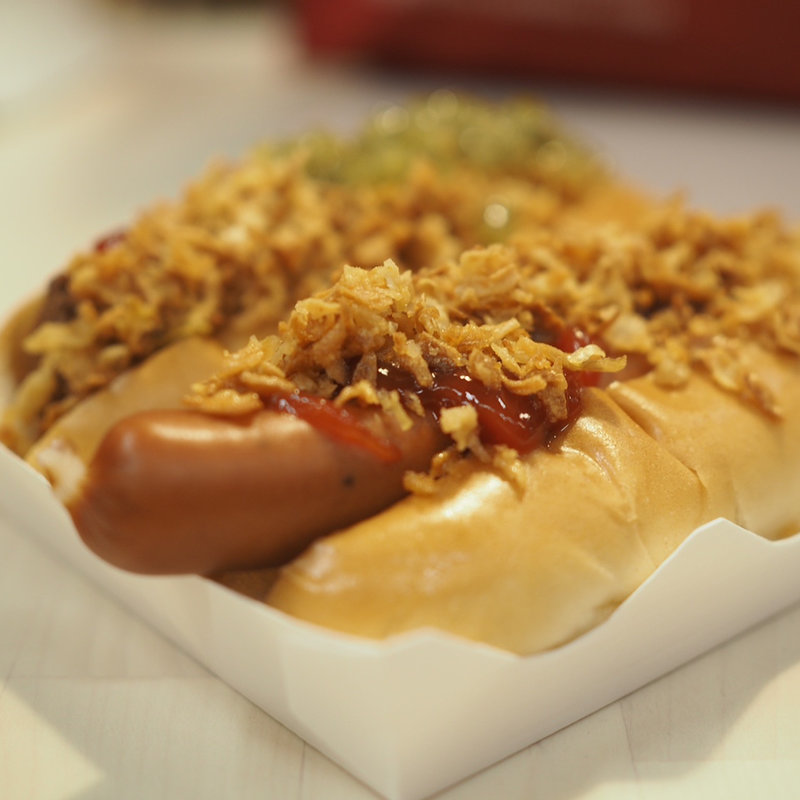 ホットドッグ(トッピング付き)(IKEA ビストロ 鶴浜 （イケアビストロ）)