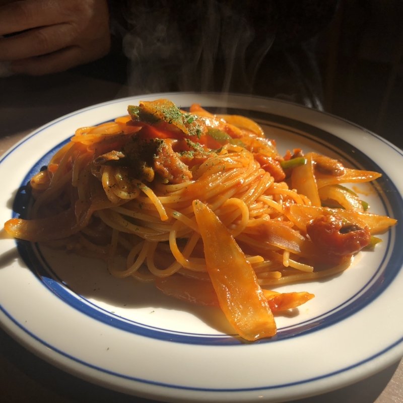 ナポリタン(和洋折衷喫茶ナガヤマレスト)